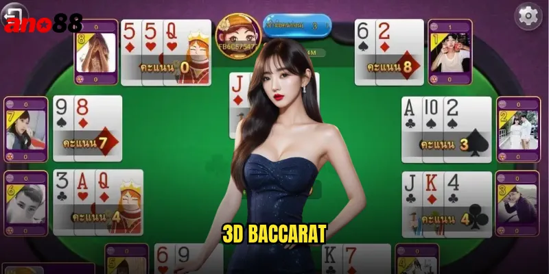 3D Baccarat ano88 Đắm Chìm Trong Trải Nghiệm Casino Sống Động 1 3D Baccarat